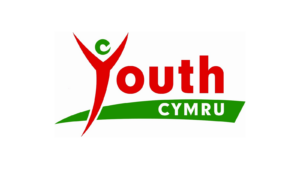 The logo for Youth Cymru in red and green.
