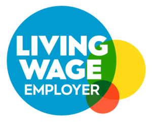 Living Wage Employer logo for illustration only