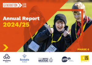 The front cover of the Generation CashBack Annual Report 2024-25