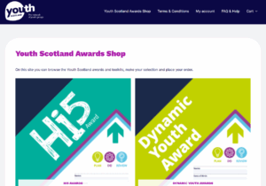 Youth Scotland shopfront