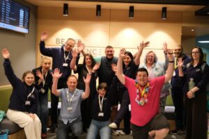 The Youth Scotland team pose for a photo at Reach 2026