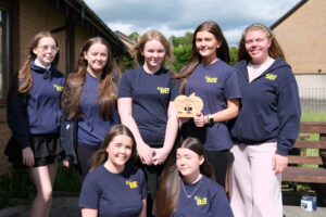 Young leaders from BEE pose with their National Youth Work Award